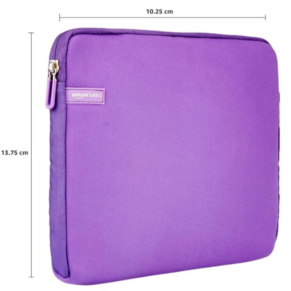 Amazon Basics 13.3 Inch Laptop Sleeve Case Zipper Protective Purple